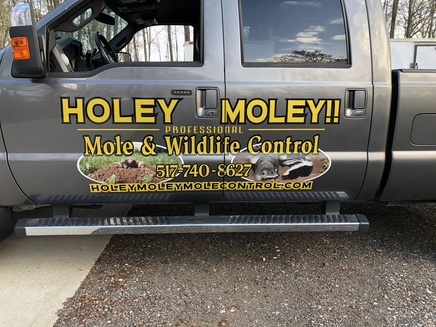 Vehicle lettering by Yoder Signs & Designs, project 9