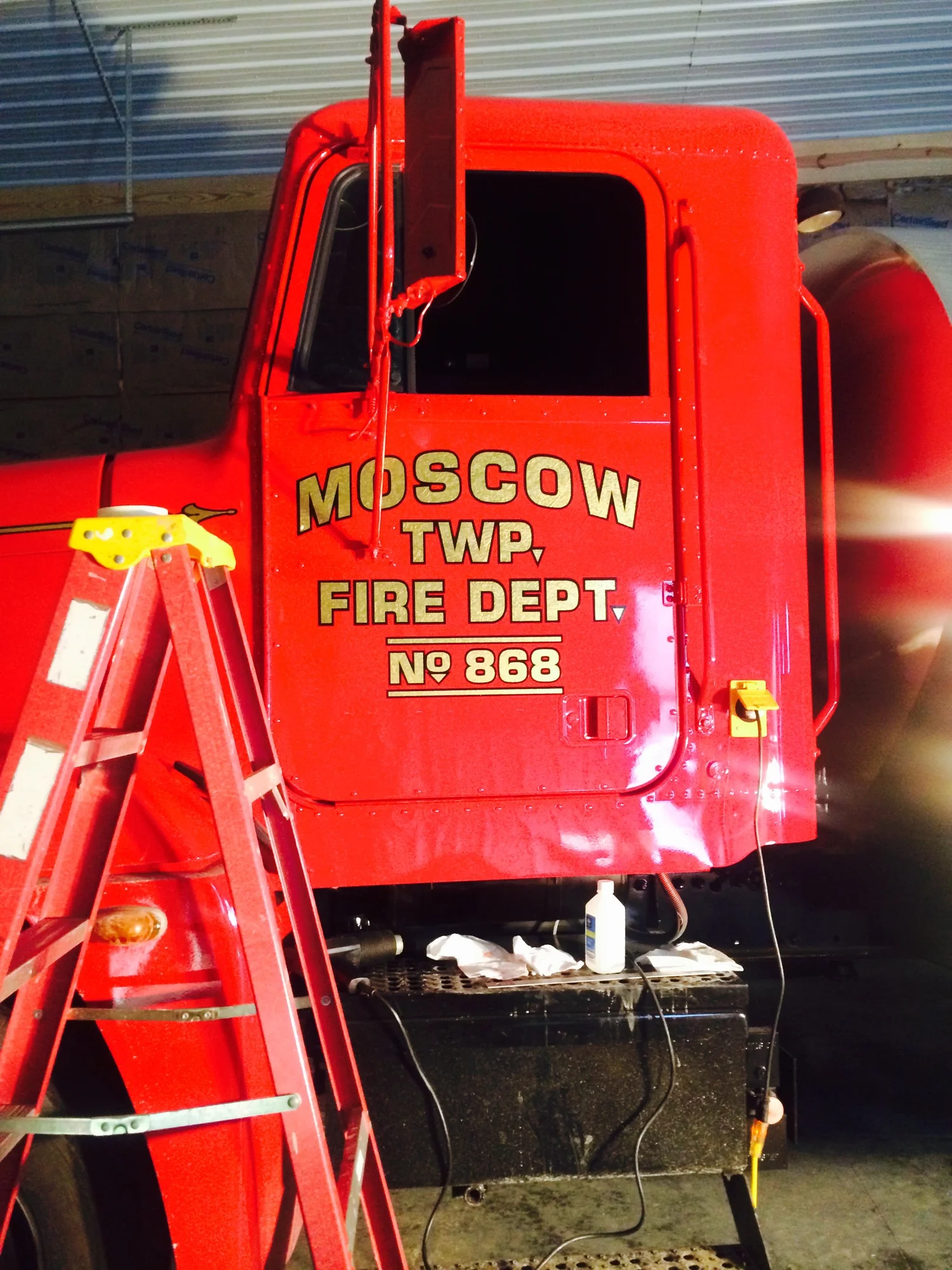 Vehicle lettering by Yoder Signs & Designs, project 59