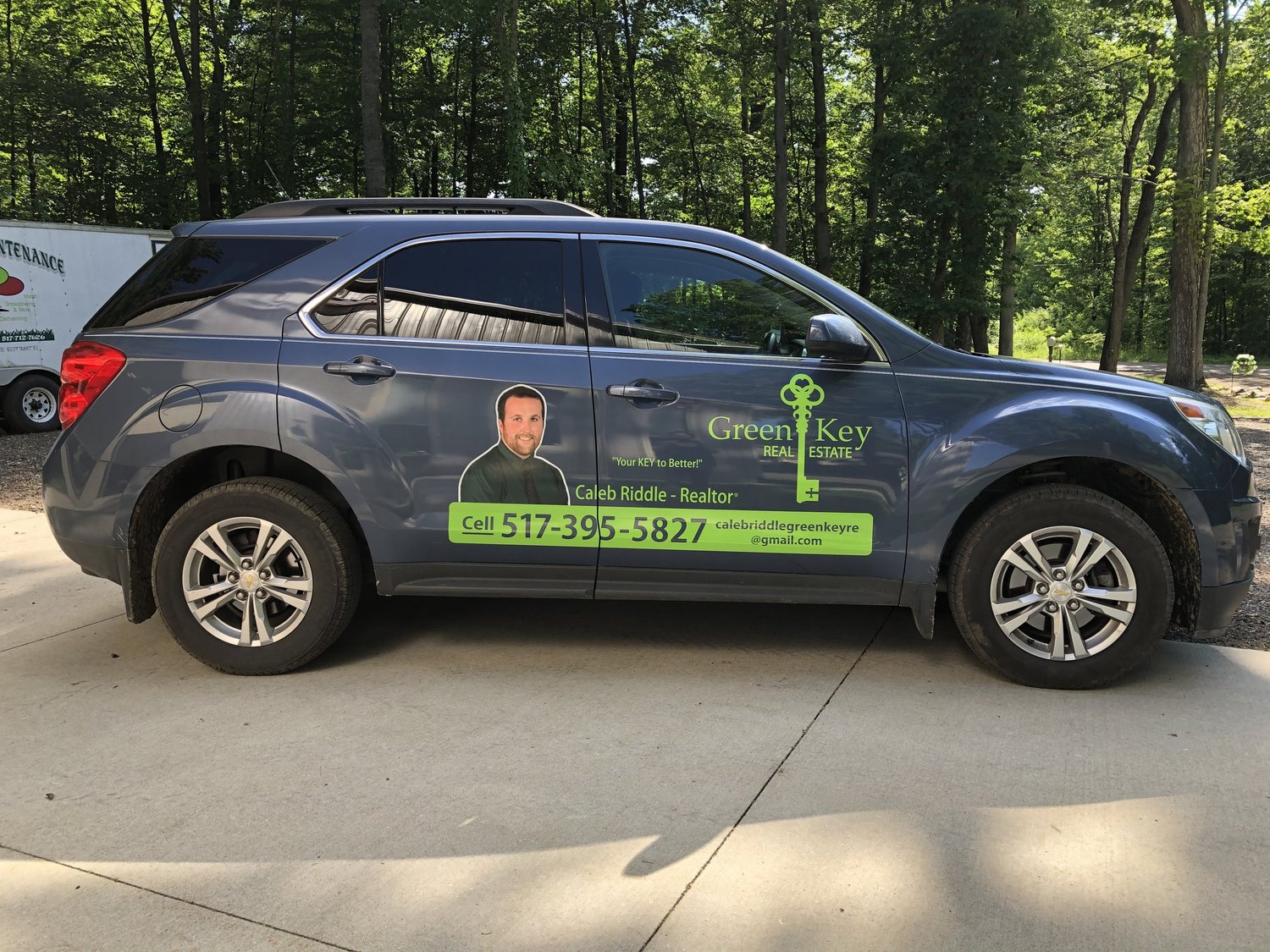 Vehicle lettering by Yoder Signs & Designs, project 20