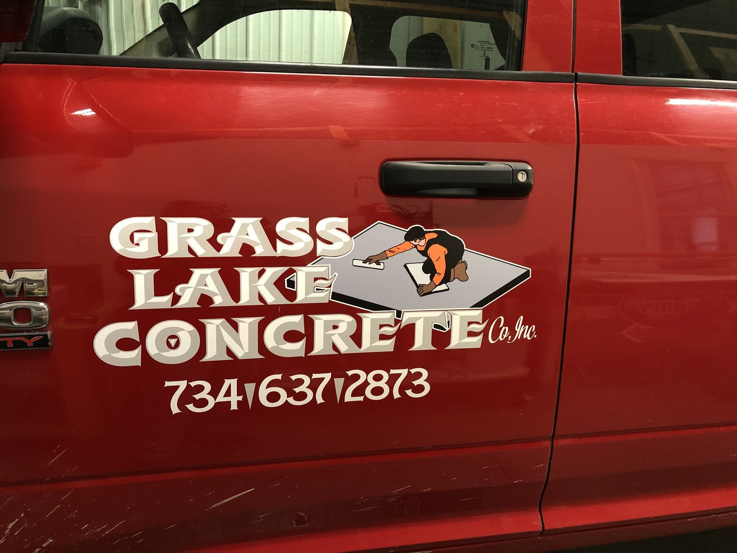 Vehicle lettering by Yoder Signs & Designs, project 21