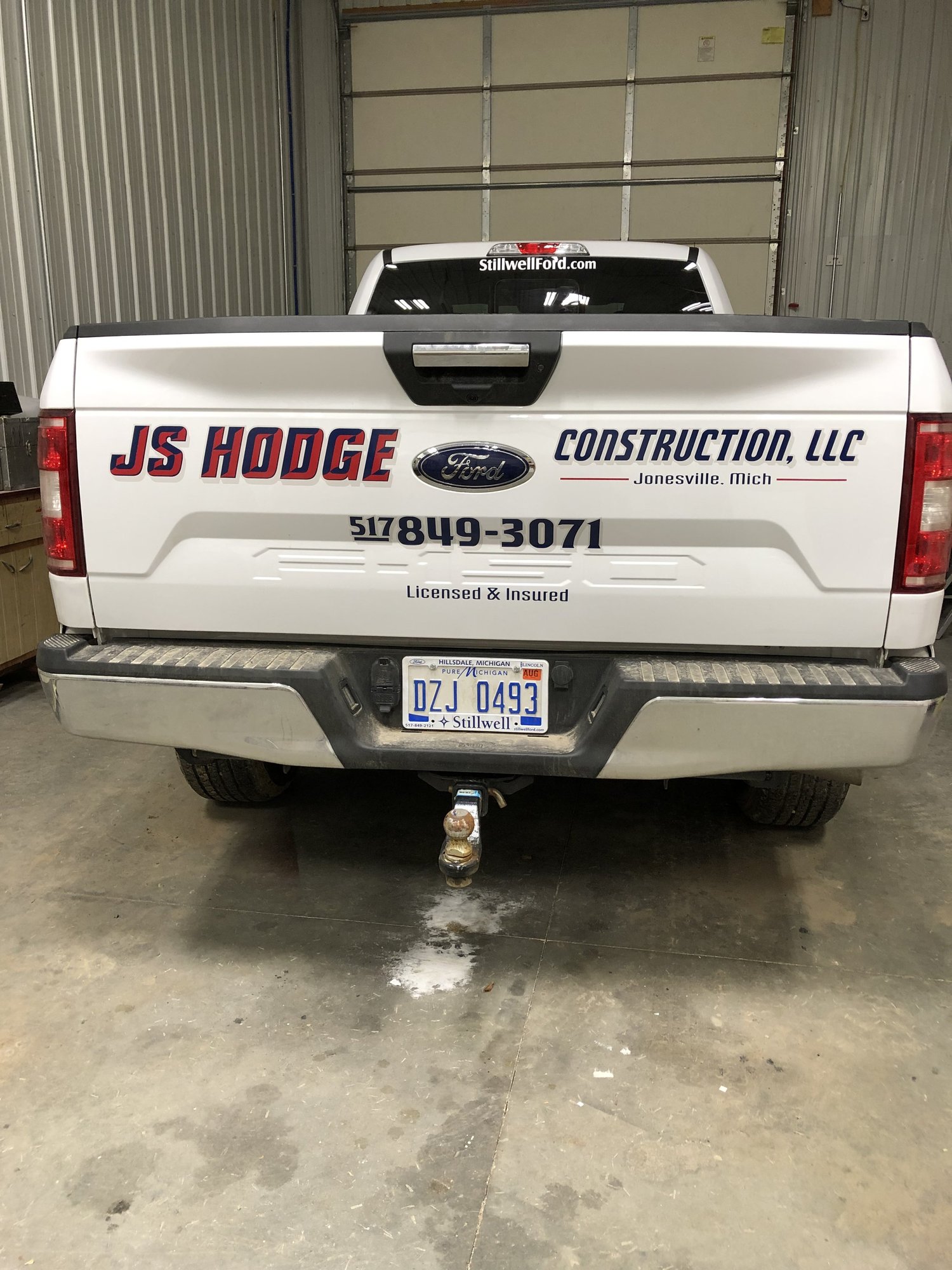 Vehicle lettering by Yoder Signs & Designs, project 40