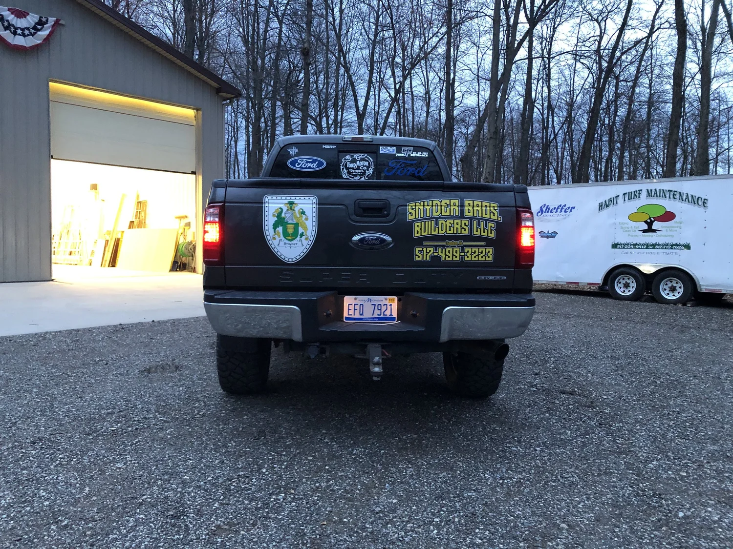 Vehicle lettering by Yoder Signs & Designs, project 13