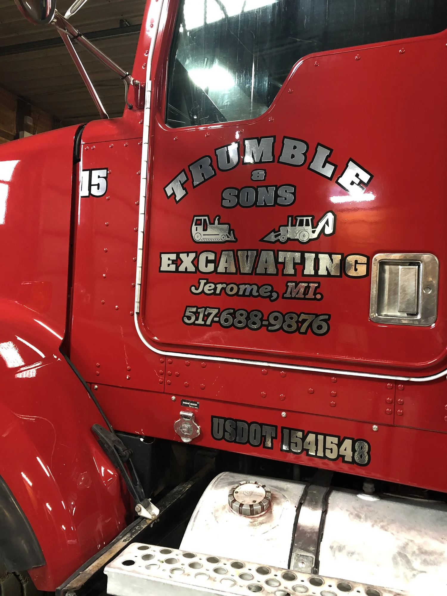 Vehicle lettering by Yoder Signs & Designs, project 14