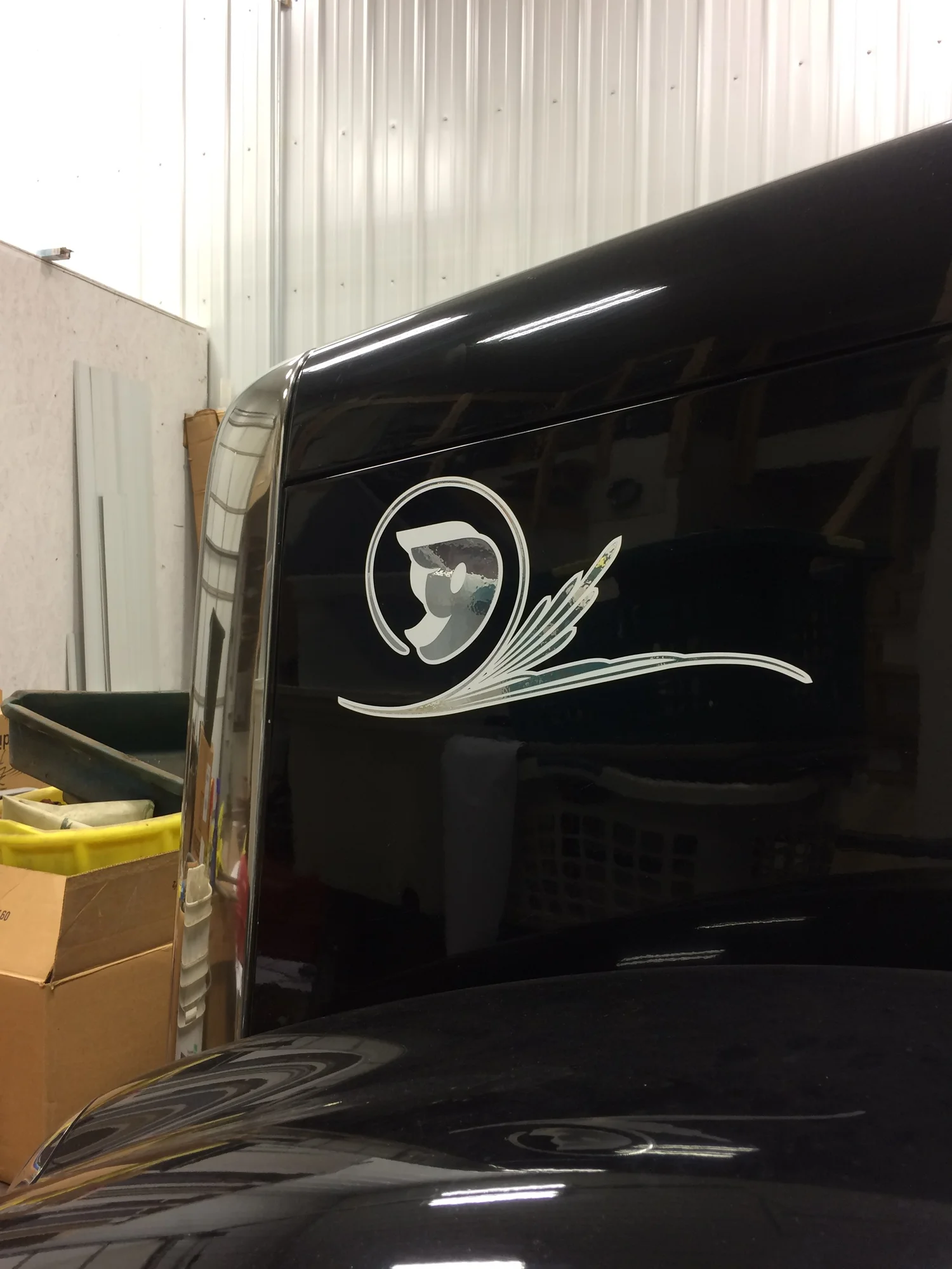 Vehicle lettering by Yoder Signs & Designs, project 55