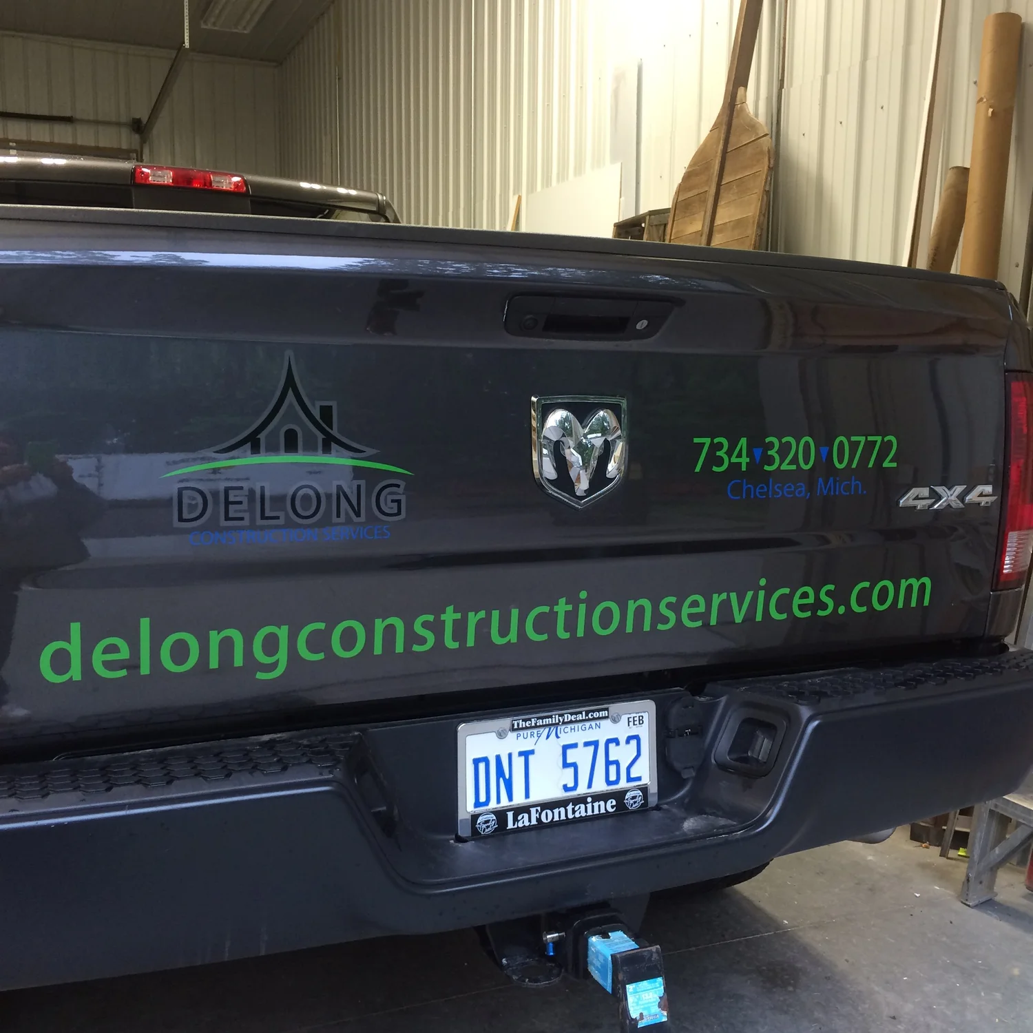 Vehicle lettering by Yoder Signs & Designs, project 49
