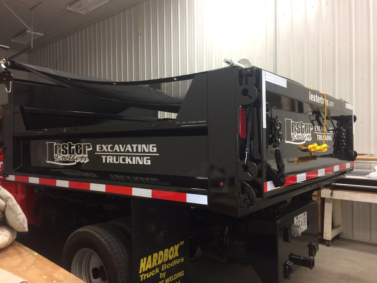Vehicle lettering by Yoder Signs & Designs, project 45