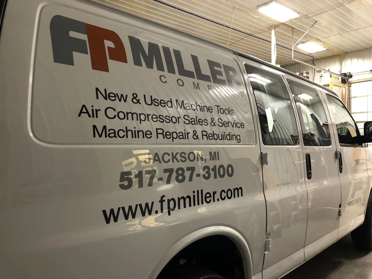Vehicle lettering by Yoder Signs & Designs, project 32