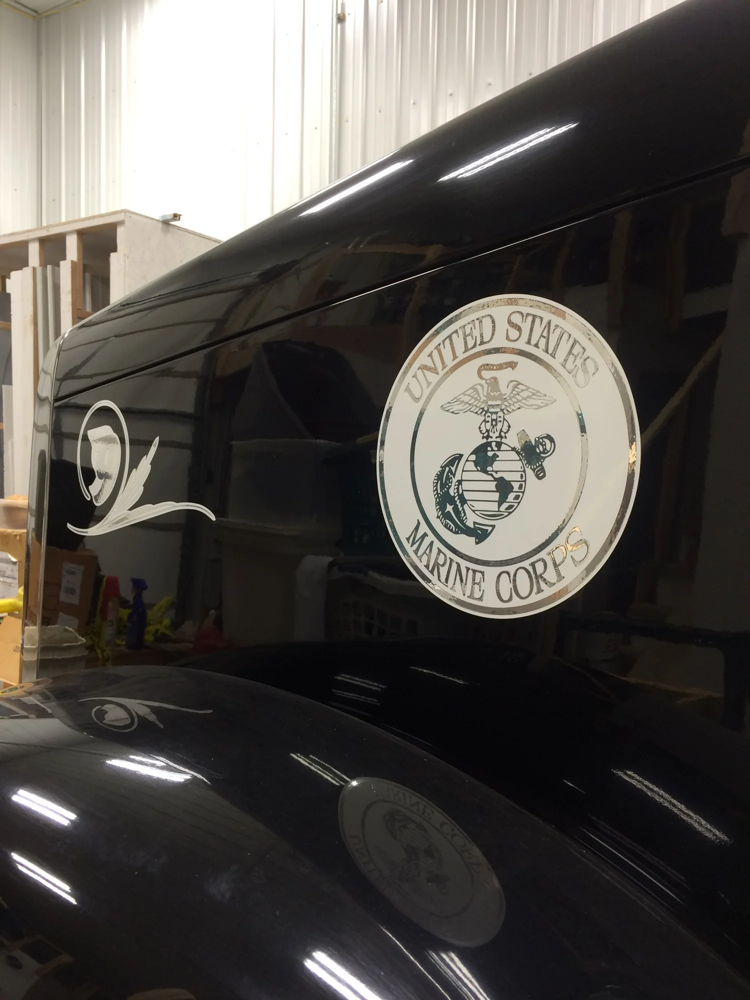 Vehicle lettering by Yoder Signs & Designs, project 53