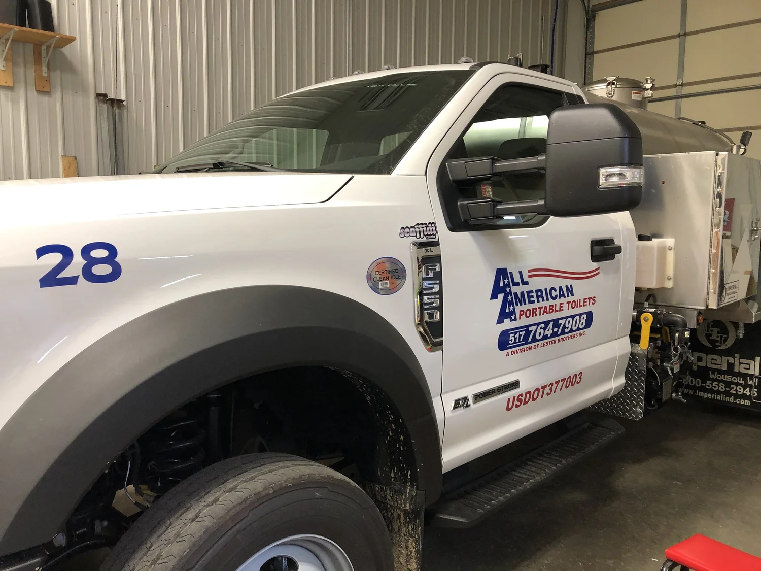 Vehicle lettering by Yoder Signs & Designs, project 19